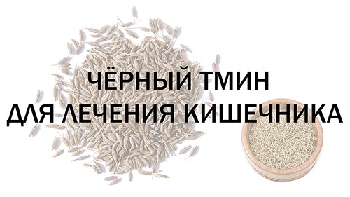 Чёрный тмин для лечения кишечника